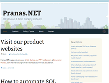 Tablet Screenshot of pranas.net